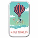 1 oz Silver Colorized Bar - APMEX (2020 Just Married - Balloon) 1 oz Silver Colorized Bar - APMEX (2020 Just Married - Balloon)